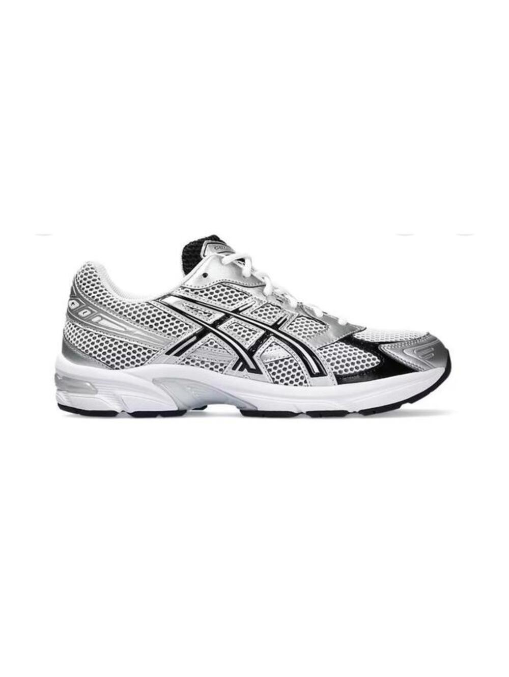 Size 12.5 ASICS Gel-1130 White Black Silver